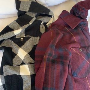 bundle of pacsun flannels